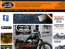 Tablet Screenshot of big-bike.dk